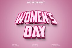 Women Day Editable Font Style Product Image 1