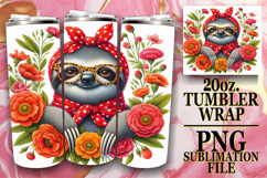 Lively Evenings 20oz tumbler wrap, Cute Animals Product Image 1