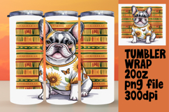 Custom 20oz Tumbler Wrap Download , Cute Dog Product Image 1