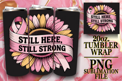 GIFT OF JOY 20oz TUMBLER WRAP, Breast Cancer Product Image 1