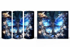 3D Butterfly Tumbler Sublimation. Butterfly Tumbler Design Product Image 2