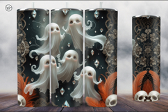 4 Halloween Tumbler Wrap Sublimations, 20 oz Product Image 5