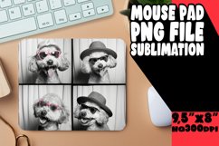 Joyful Dog Photo Sublimation Mouse Pad Design for Custom Ord Product Image 1