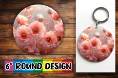 Elegant Blossom Circle Sublimation Assortment Product Image 1