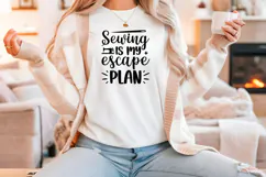 Funny Sewing Quote SVG For Sewist | Escape Plan Product Image 4