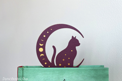 Witch bookmark svg template, Magic Witchcraft paper bookmark Product Image 3