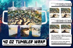 Enchanting Springtime Tree Tumbler Design Product Image 1