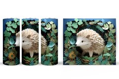 Hedgehog Tumbler Sublimation. Hedgehog Tumbler Design Product Image 2