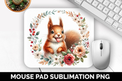 Cute Animals Mouse Pad Bundle, Sublimation Mouse Pad PNG Product Image 4