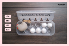 30 Funny Egg Container Sayings SVG Bundle Product Image 14