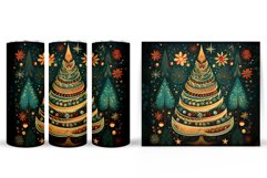 Christmas Tree Tumbler Design. Christmas Tumbler Sublimation Product Image 2