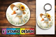 Radiant Circle Ornaments for Parties, Goose Product Image 1