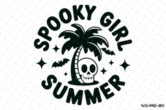 Spooky Girl Summer Svg | Halloween Svg | Svg Cut Files Product Image 1