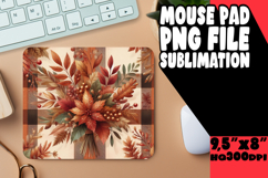 Sweet Mouse Pad Sublimation Ideas, Autumn Flower Product Image 1