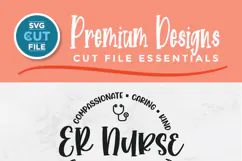 ER nurse svg, an emergency room nurse svg file for crafters Product Image 4
