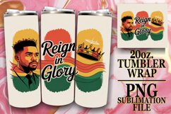 Joyful journeys 20oz tumbler wrap, Juneteenth Product Image 1