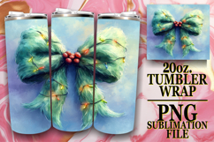 Joyful Adventures 20oz tumbler wrap, Christmas Product Image 1