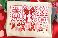 Coquette Valentines XOXO PNG, Trendy Valentine's Day Png, Product Image 5