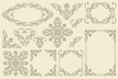 Frames and Borders Decorative vector Page decoration Ornate Product Image 5
