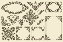 Frames and Borders Decorative vector Page decoration Ornate Product Image 6