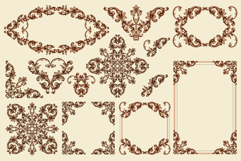 Frames and Borders Decorative vector Page decoration Ornate Product Image 4