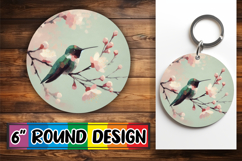 Unique Round Ornaments Design PNG, Birds Product Image 1