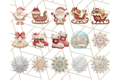 Christmas Clipart, Crafter’s Christmas Paper and Fabric Art Product Image 7