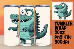 CHARMING 20oz PNG Tumbler Wrap , Monster Product Image 1