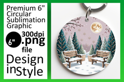 Lovely Round Design for Keychains , Holiday Product Image 1