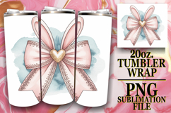 WHIMSICAL GIFT 20oz TUMBLER WRAP, Easter Bow Product Image 1
