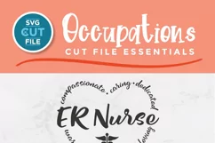 ER nurse svg, an emergency room nurse svg file for crafters Product Image 6