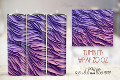 Abstract purple texture straight tumbler 20oz wrap png Product Image 1