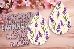 Boho Chic Springtime Blossom Serenity Teardrop Earring Product Image 1