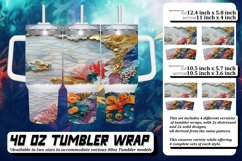 Sparkling Bluebell Beauty Tumbler Wrap Design: Sublimation Product Image 1