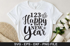 123 Happy New Year SVG - Happy New Year Design Product Image 1