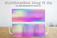 12 Variations Mug Wrap Sublimation Design rainbow glitter Product Image 2