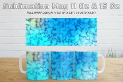 12 Variations Mug Wrap Sublimation Design blue marble Product Image 2