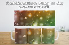 12 Variations Mug Wrap Sublimation Design bokeh light Product Image 2