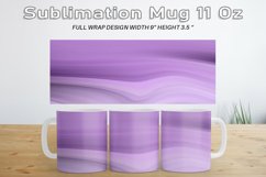 12 Variations Mug Wrap Sublimation Design wave purple Product Image 2
