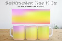 12 Variations Mug Wrap Sublimation Design ombre iridescent Product Image 3