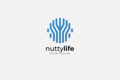 life nature abstract growth line logo Product Image 1