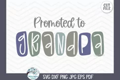 Promoted to Grandparents SVG | Baby Announcement Design Product Image 6