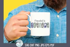 Promoted to Grandpa SVG | Happy Grandparents' Day Design Product Image 3