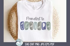 Promoted to Grandpa SVG | Happy Grandparents' Day Design Product Image 2