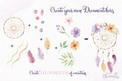 Watercolor Create Your Own Dreamcatchers 66 Elements Creator Product Image 2