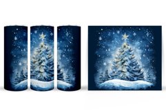 Christmas Tree Tumbler Wrap. Christmas Tumbler Wrap Design Product Image 2