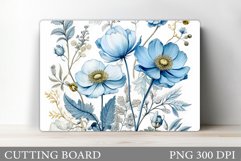 Flowers Cutting Board. Flowers Kitchen Cutting Board Product Image 1