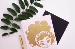 Afro Girl SVG Set, Curly Girls SVG, Cute Little Girls Bundle Product Image 6
