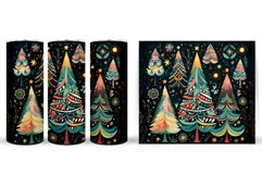Christmas Tree Tumbler Wrap. Christmas Tumbler Wrap Design Product Image 2