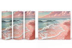 3D Sea Tumbler Sublimation. Sea Tumbler Wrap Design Product Image 2